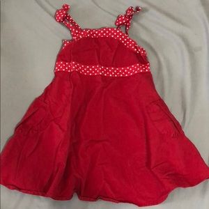 Red dress 3t